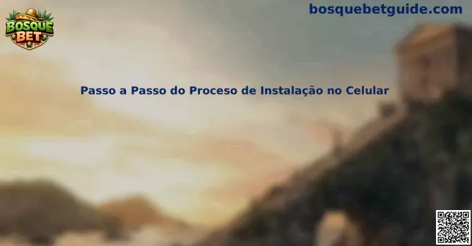 Proceso de instalación móvil de Bosque Bet en celular