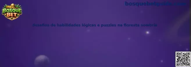 Desafíos de habilidades lógicas e puzzles na floresta sombria