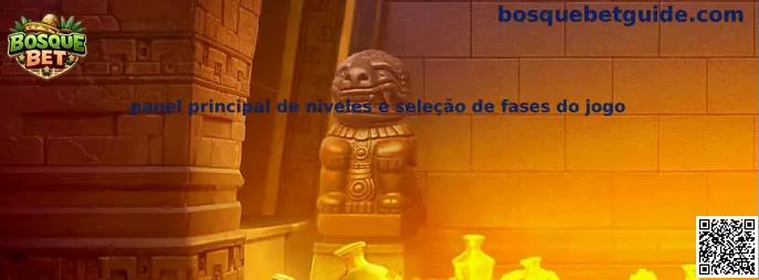 Panel principal de niveles e seleção de fases do jogo