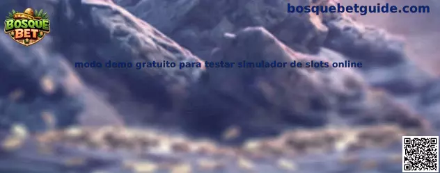Modo demo gratuito para testar simulador de slots online