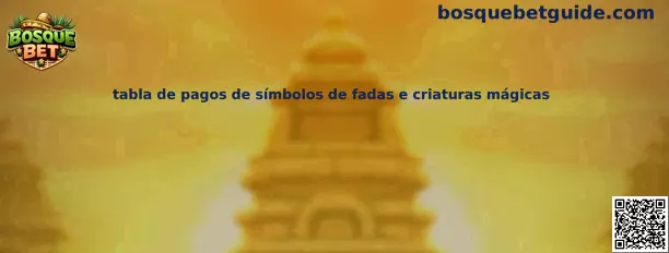 Tabla de pagos de símbolos de fadas y criaturas mágicas