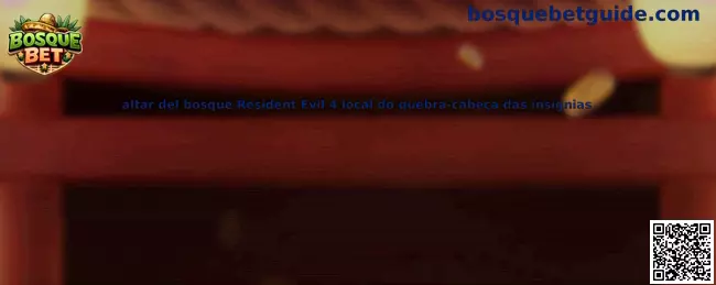 Altar del bosque Resident Evil 4 local del rompecabezas de insignias