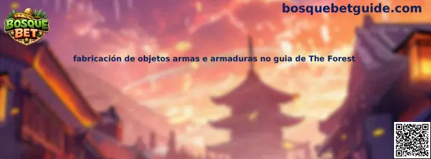 Fabricación de objetos armas y armaduras en The Forest