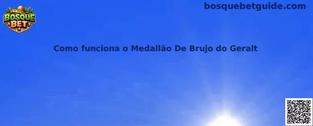 Medallón de Brujo de Geralt en The Witcher 3